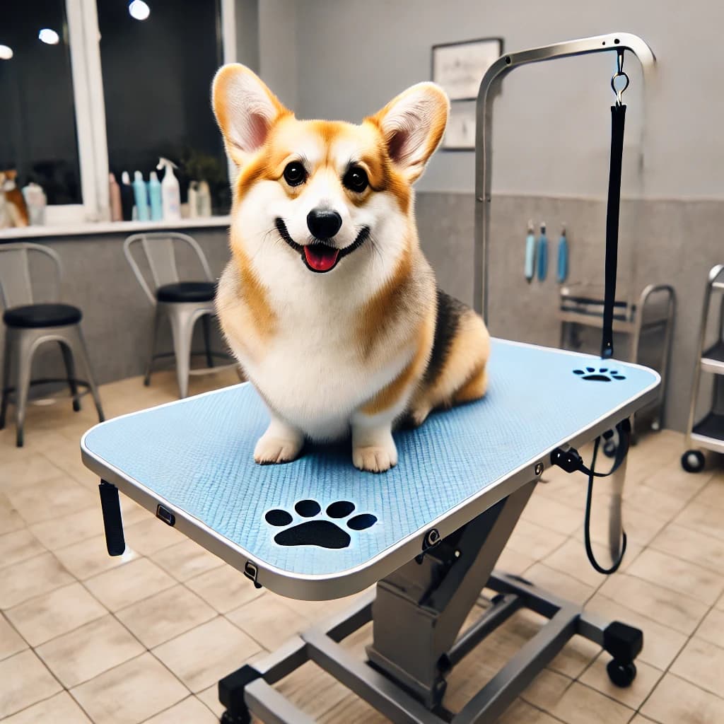 Corgi Grooming Table